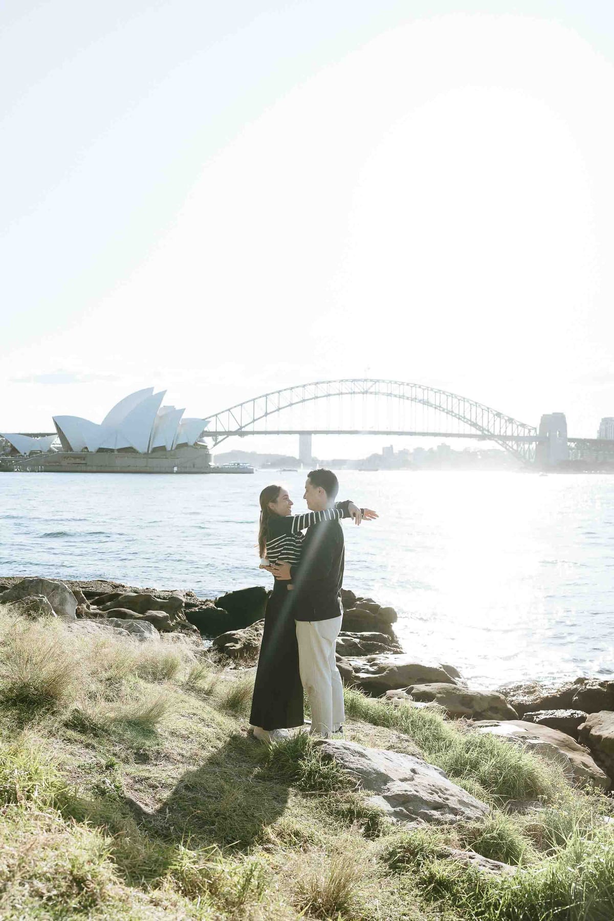 Josh and Abi’s Proposal at Mrs Macquarie’s Chair | Sydney Harbour Engagement Photography
