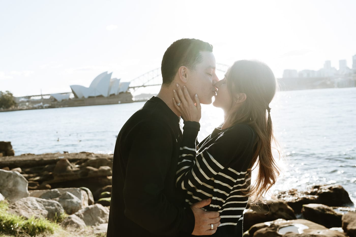 Josh and Abi’s Proposal at Mrs Macquarie’s Chair | Sydney Harbour Engagement Photography