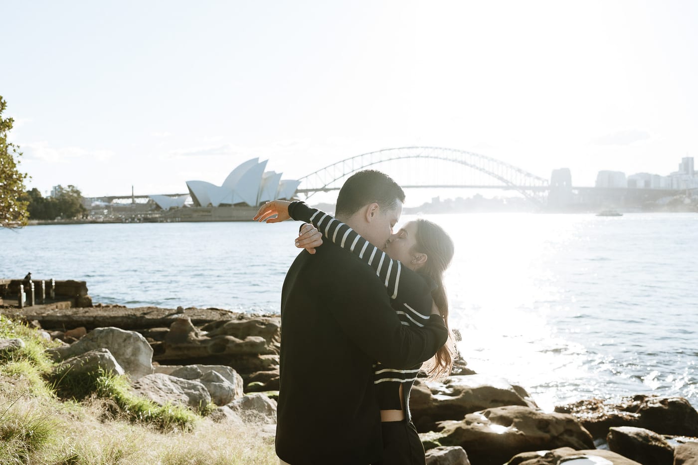 Josh and Abi’s Proposal at Mrs Macquarie’s Chair | Sydney Harbour Engagement Photography