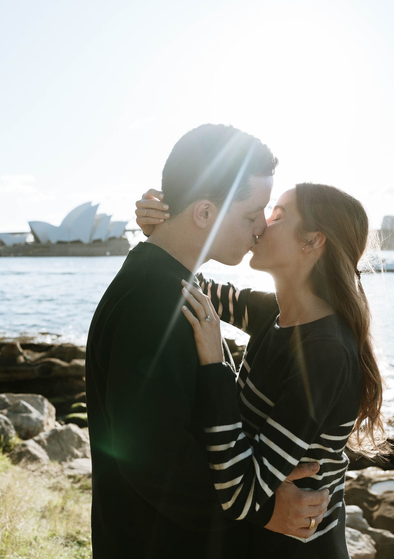 Josh and Abi’s Proposal at Mrs Macquarie’s Chair | Sydney Harbour Engagement Photography
