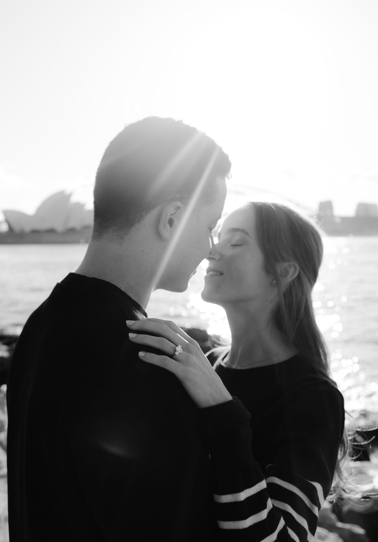 Josh and Abi’s Proposal at Mrs Macquarie’s Chair | Sydney Harbour Engagement Photography