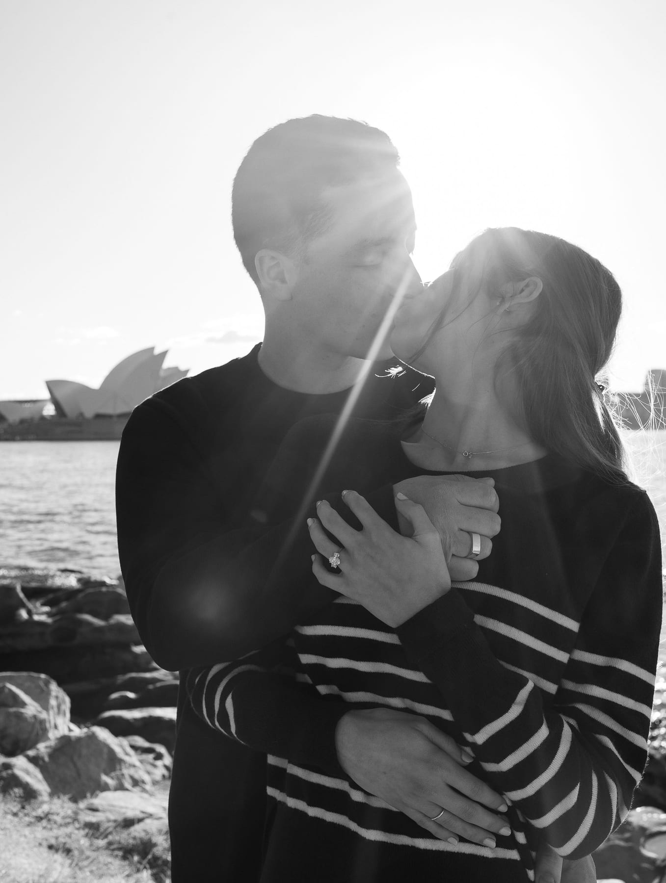 Josh and Abi’s Proposal at Mrs Macquarie’s Chair | Sydney Harbour Engagement Photography