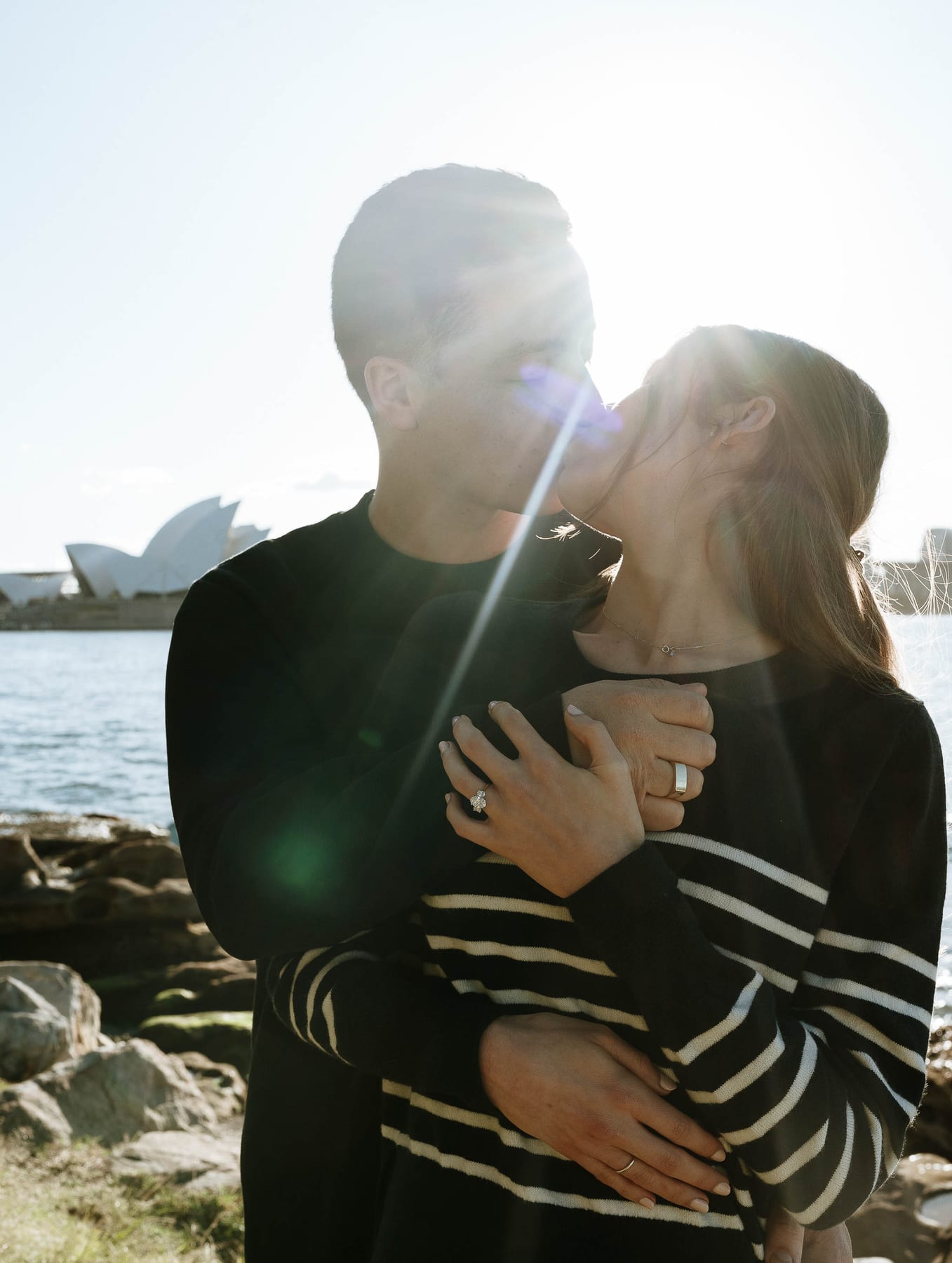 Josh and Abi’s Proposal at Mrs Macquarie’s Chair | Sydney Harbour Engagement Photography