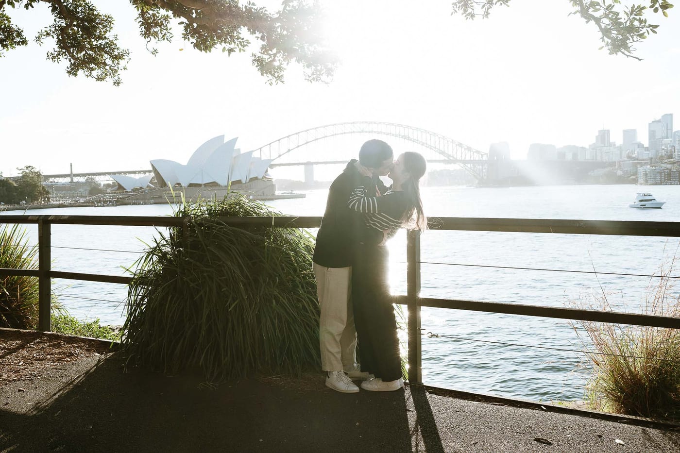 Josh and Abi’s Proposal at Mrs Macquarie’s Chair | Sydney Harbour Engagement Photography