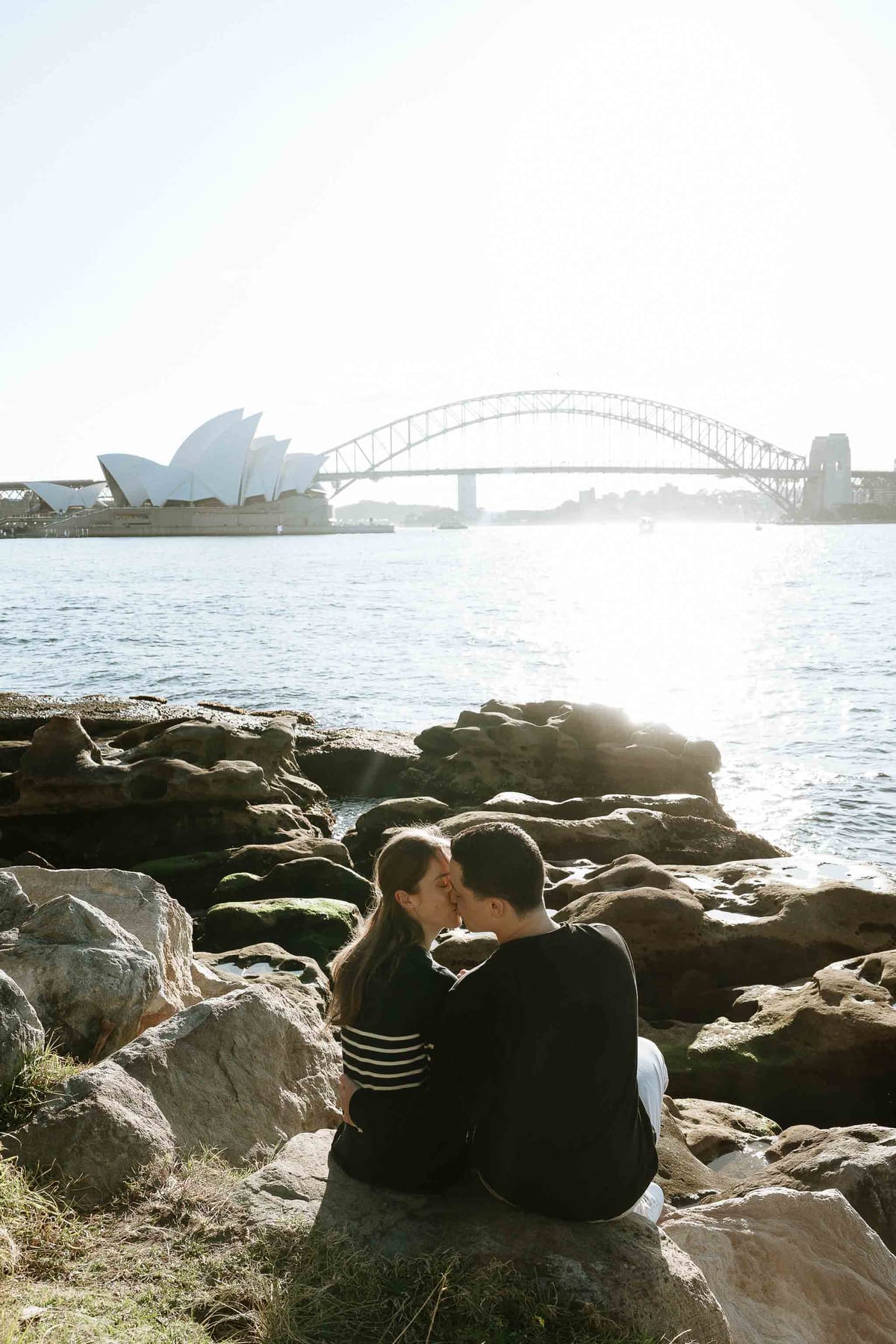 Josh and Abi’s Proposal at Mrs Macquarie’s Chair | Sydney Harbour Engagement Photography