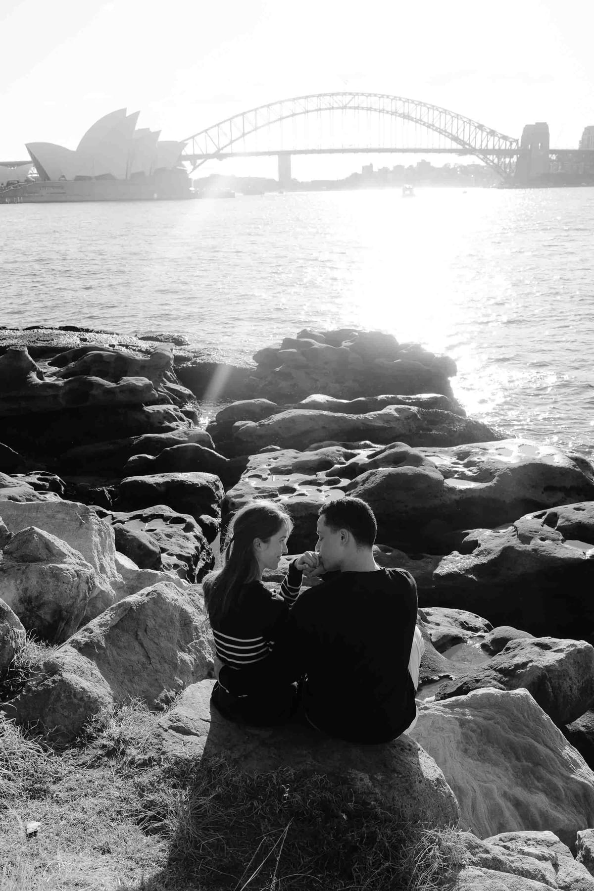 Josh and Abi’s Proposal at Mrs Macquarie’s Chair | Sydney Harbour Engagement Photography
