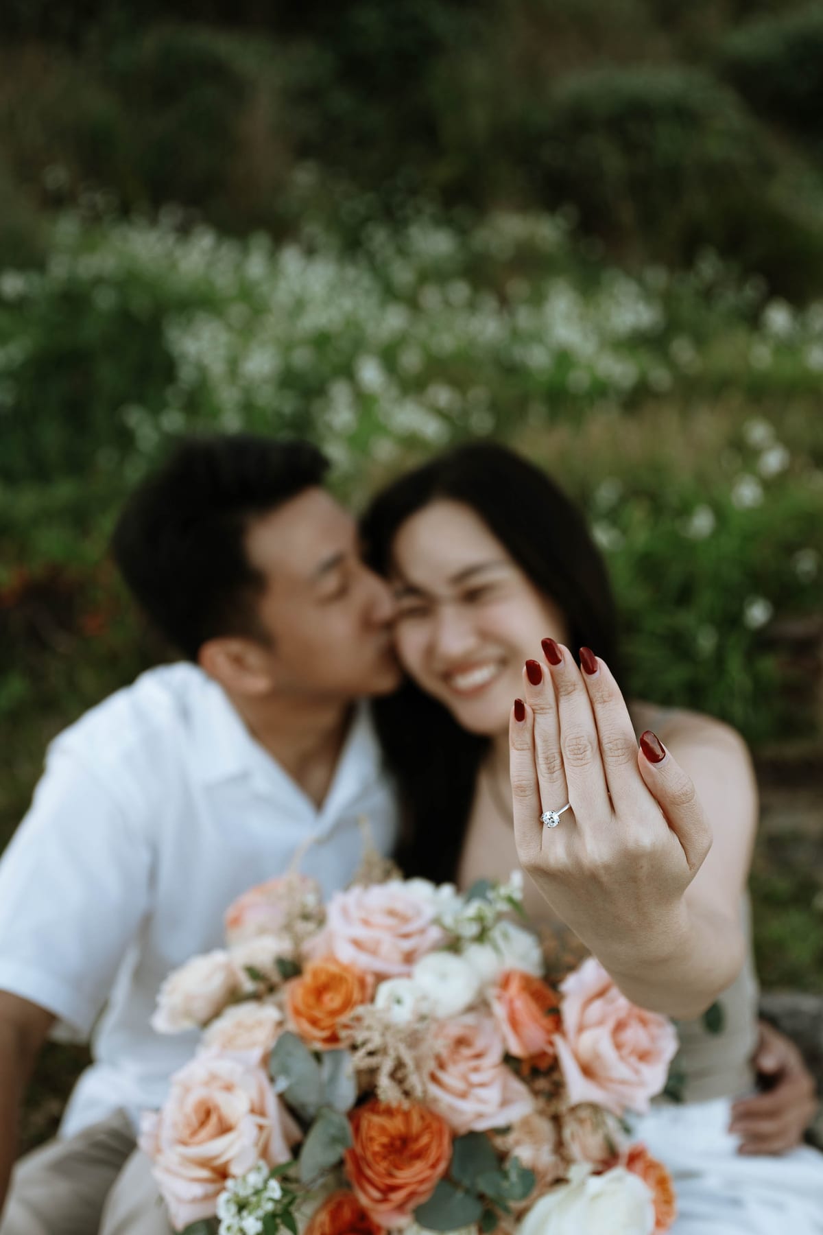 Jackie’s Surprise Proposal at Coogee Beach Cliffs | Sydney Coastal Engagement Photography