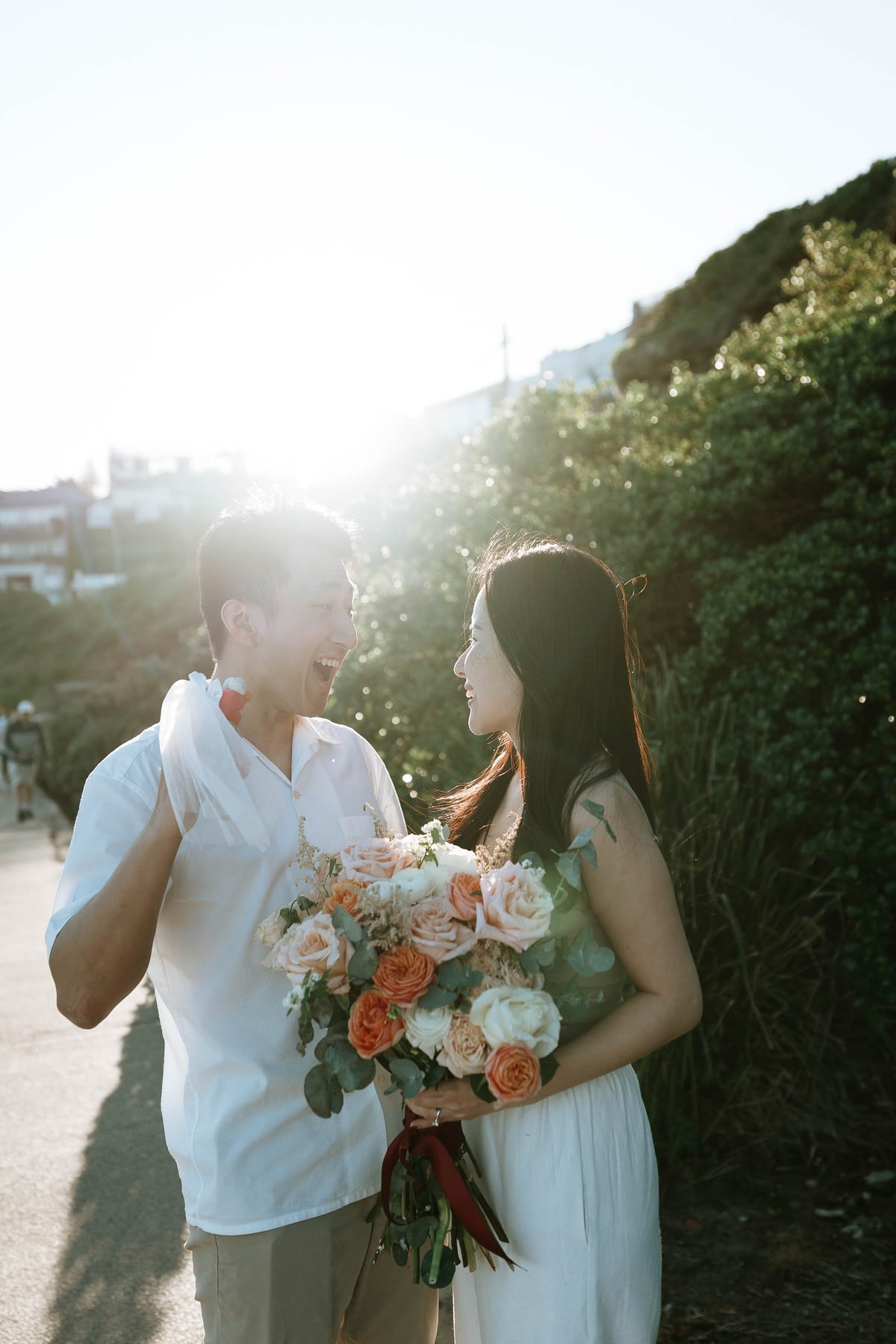 Jackie’s Surprise Proposal at Coogee Beach Cliffs | Sydney Coastal Engagement Photography