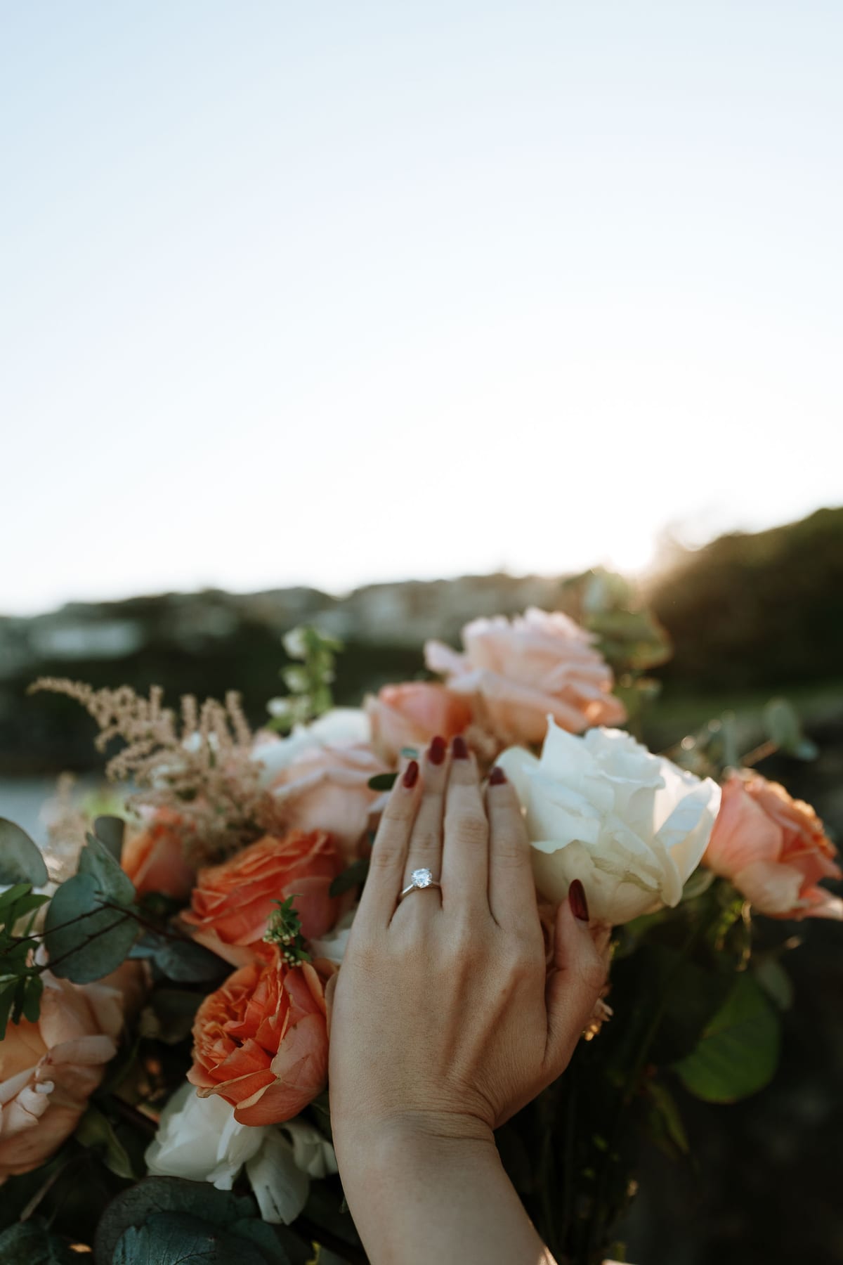 Jackie’s Surprise Proposal at Coogee Beach Cliffs | Sydney Coastal Engagement Photography