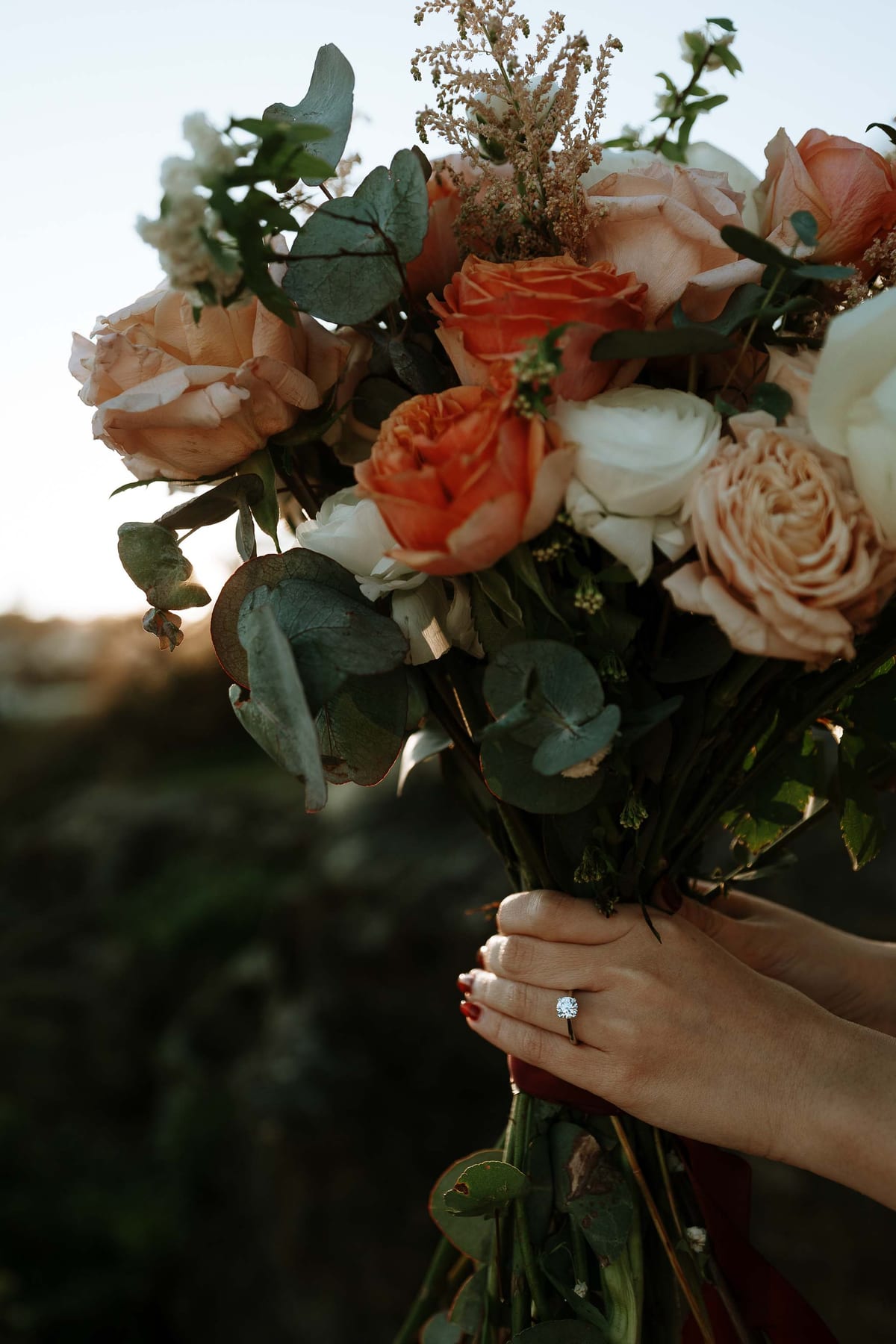 Jackie’s Surprise Proposal at Coogee Beach Cliffs | Sydney Coastal Engagement Photography