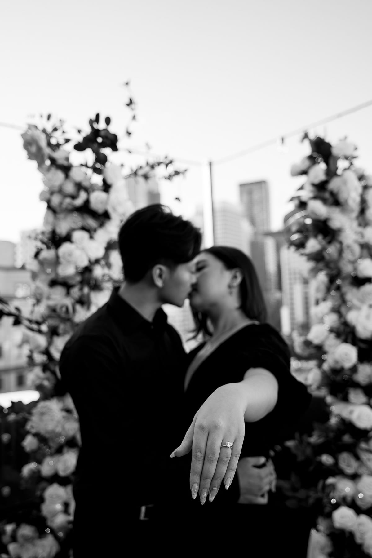 James and Pamela’s Rooftop Proposal at Rydges Sydney | Luxury City Engagement Photography