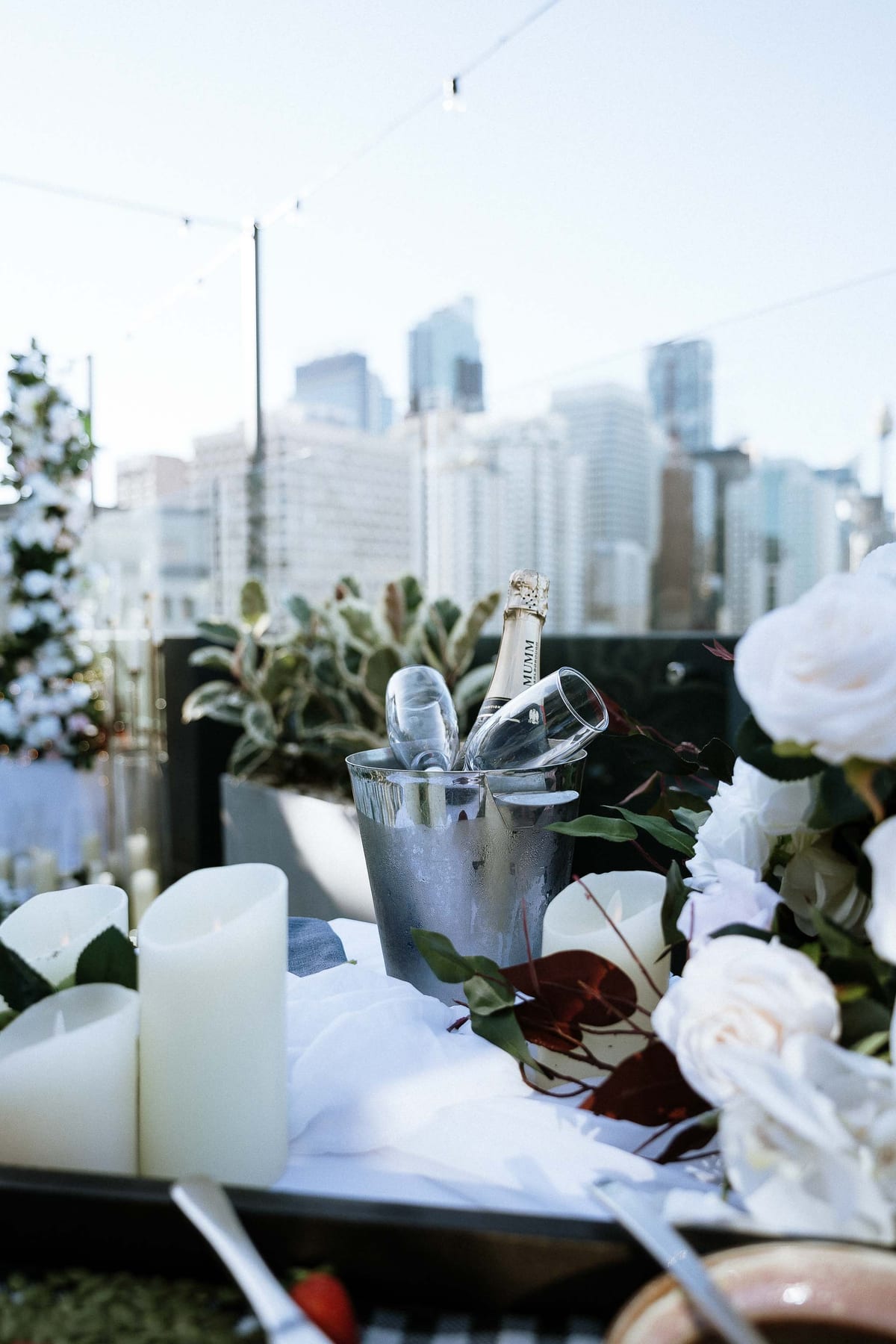 James and Pamela’s Rooftop Proposal at Rydges Sydney | Luxury City Engagement Photography