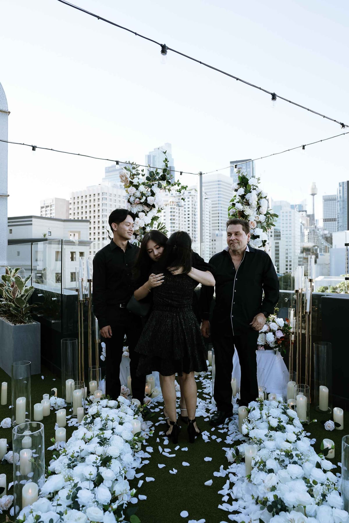 James and Pamela’s Rooftop Proposal at Rydges Sydney | Luxury City Engagement Photography