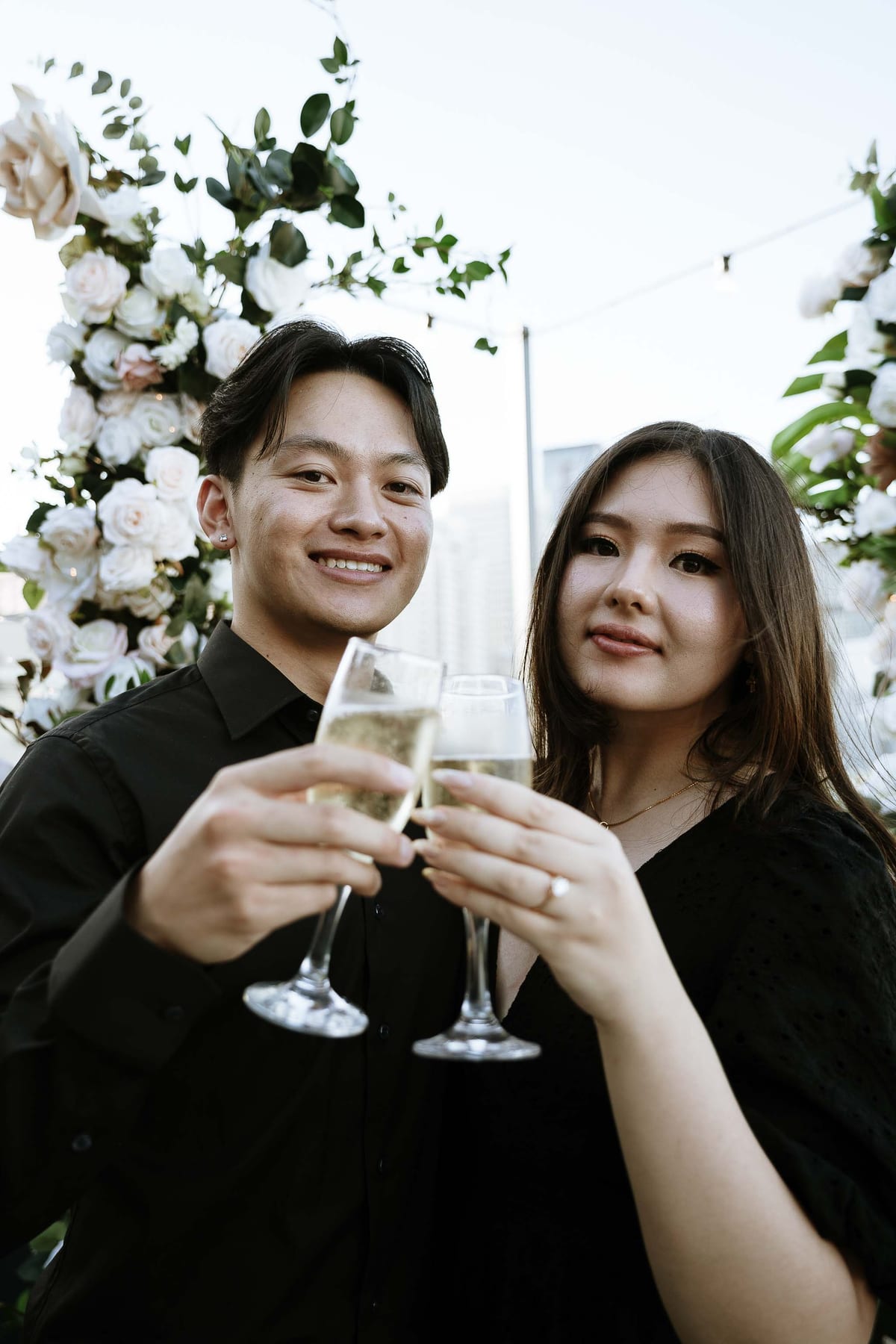James and Pamela’s Rooftop Proposal at Rydges Sydney | Luxury City Engagement Photography