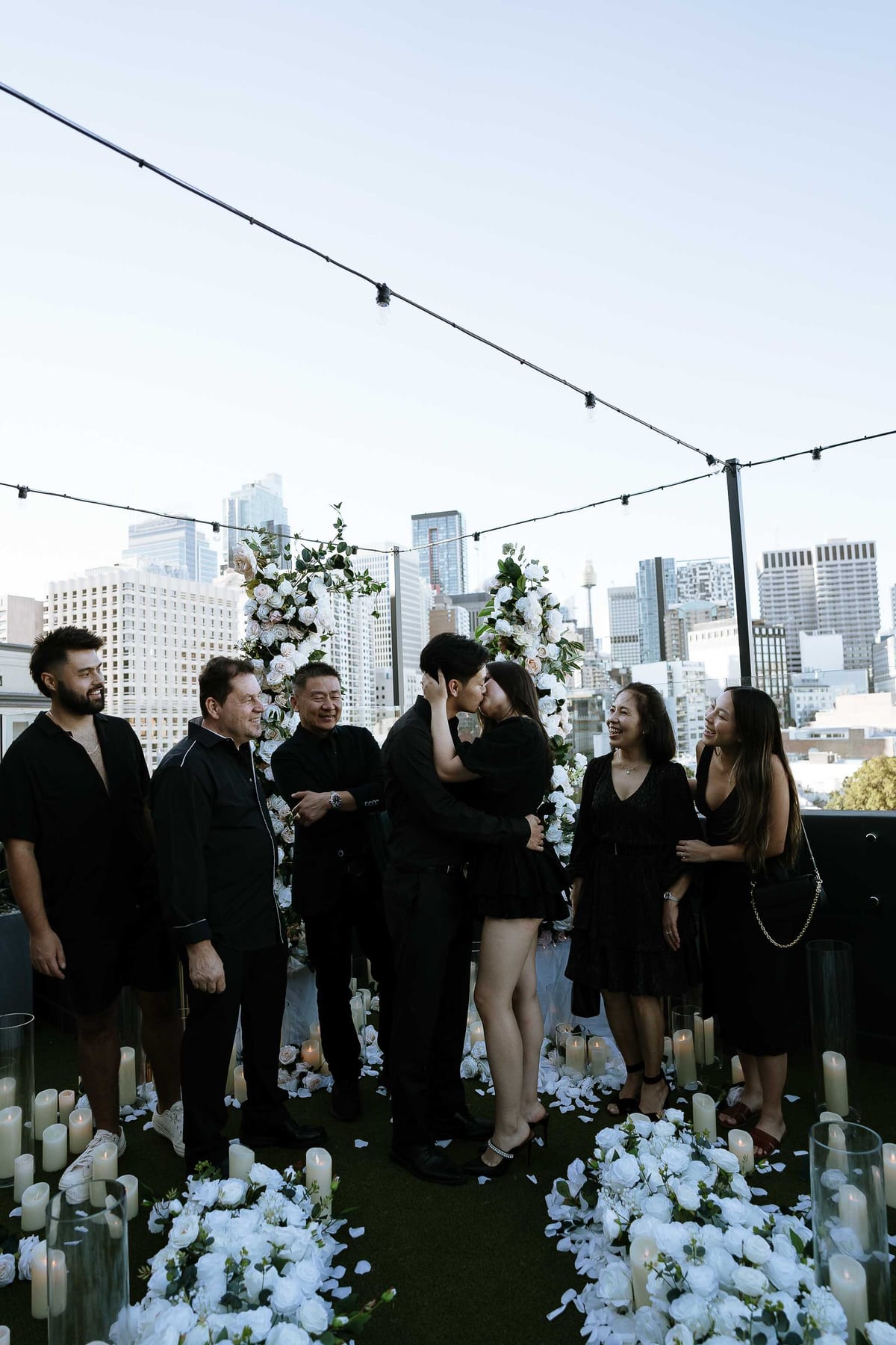 James and Pamela’s Rooftop Proposal at Rydges Sydney | Luxury City Engagement Photography