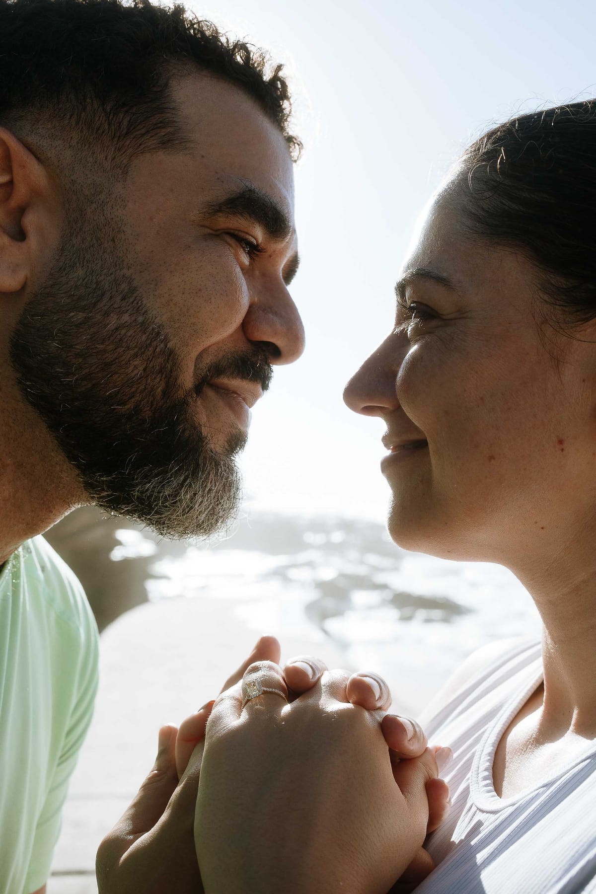 Kwame and Elise’s Surprise Proposal at Bronte Beach | Sydney Coastal Engagement Photography