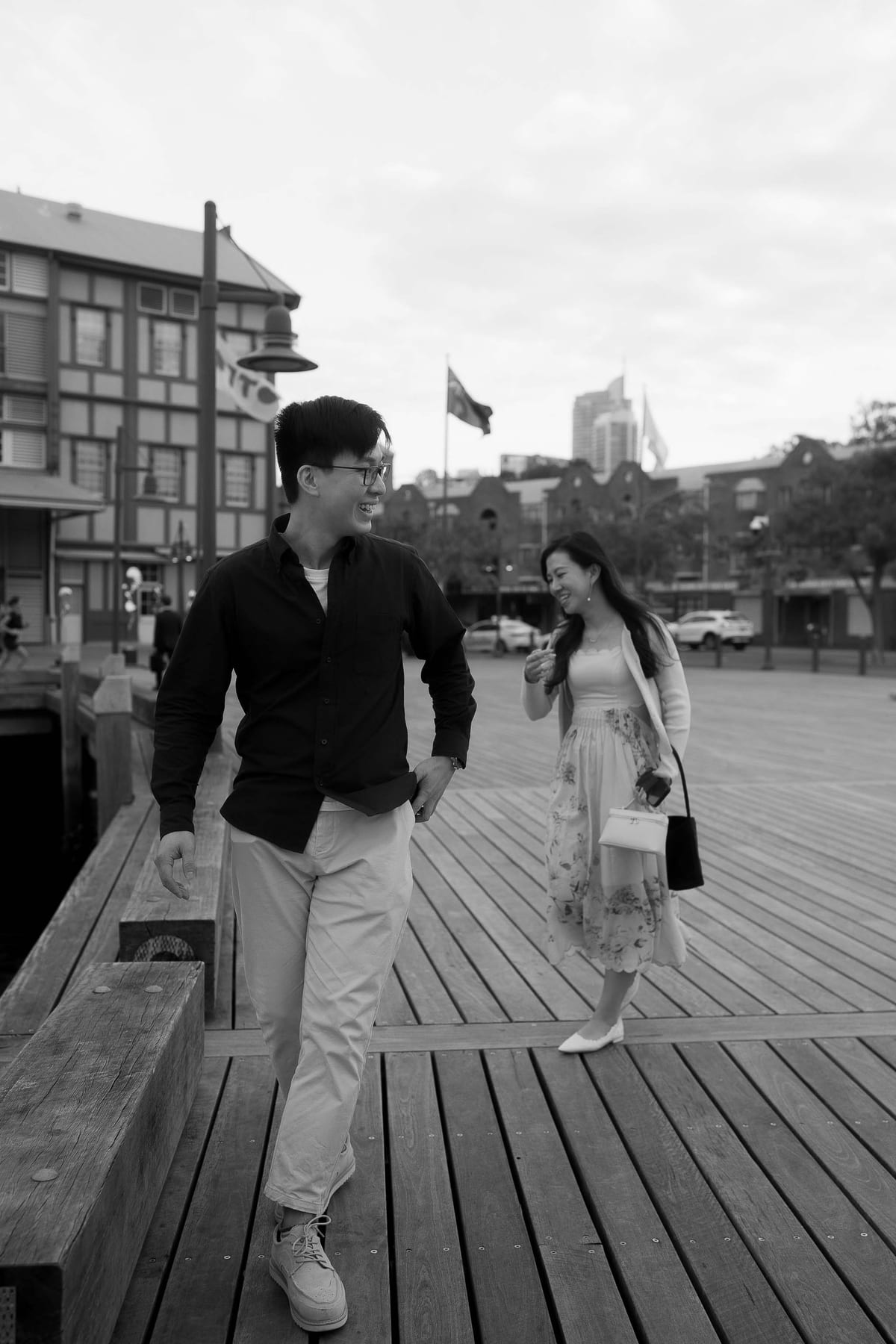 Leung and His Surprise Boat Proposal in Sydney Harbour | Engagement Photography on the Water