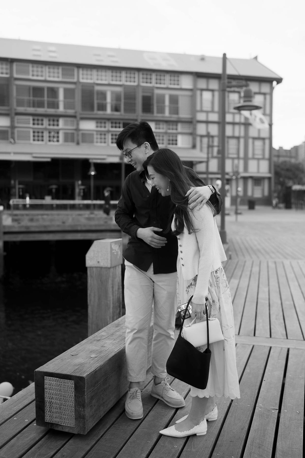 Leung and His Surprise Boat Proposal in Sydney Harbour | Engagement Photography on the Water