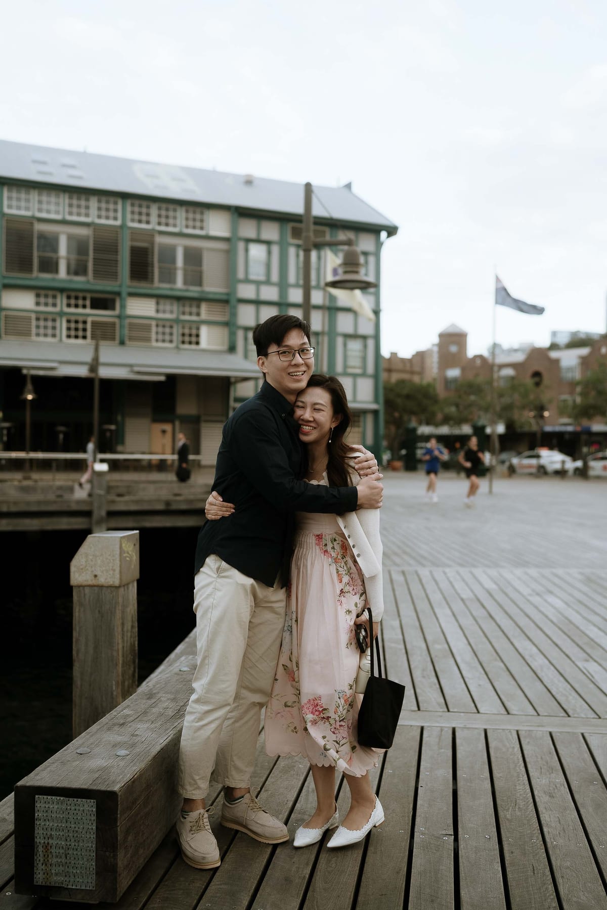 Leung and His Surprise Boat Proposal in Sydney Harbour | Engagement Photography on the Water