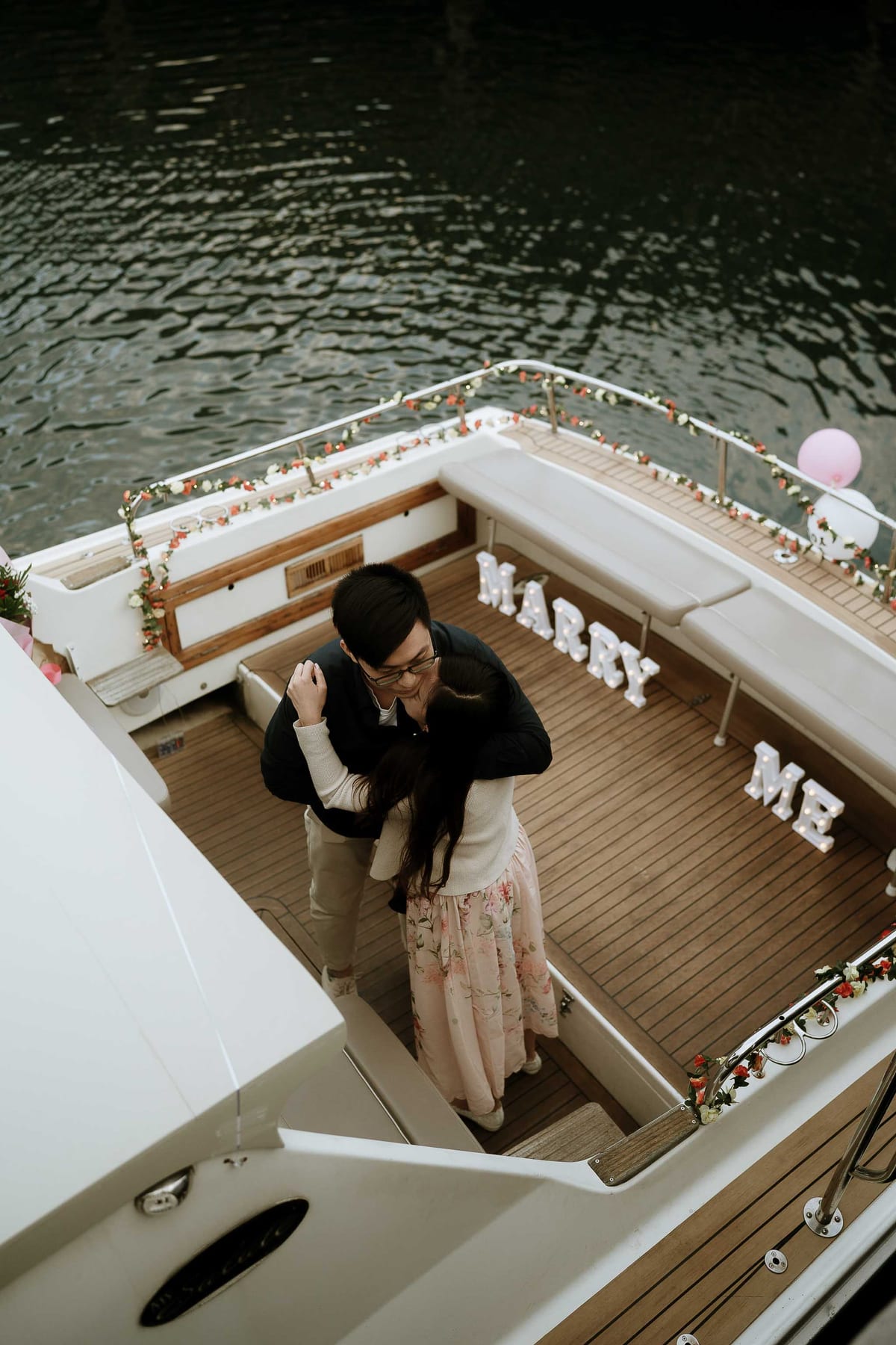 Leung and His Surprise Boat Proposal in Sydney Harbour | Engagement Photography on the Water