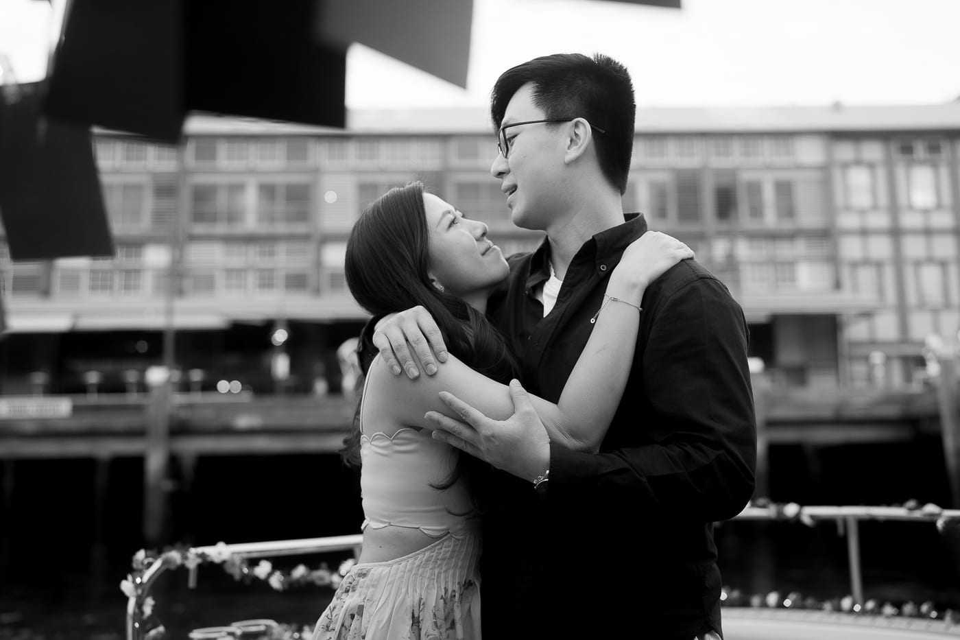 Leung and His Surprise Boat Proposal in Sydney Harbour | Engagement Photography on the Water