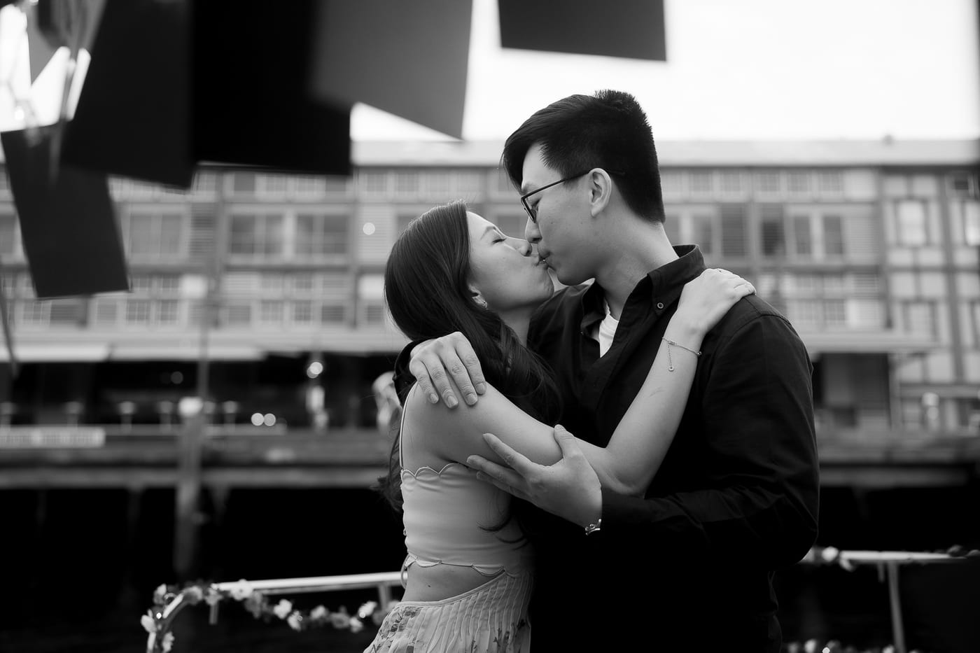 Leung and His Surprise Boat Proposal in Sydney Harbour | Engagement Photography on the Water
