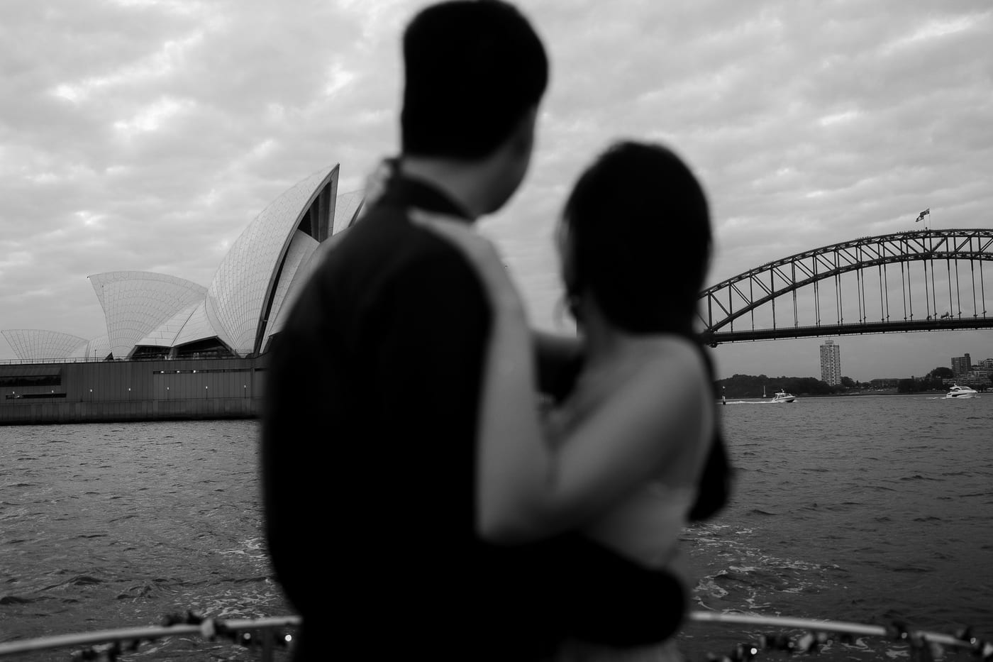 Leung and His Surprise Boat Proposal in Sydney Harbour | Engagement Photography on the Water