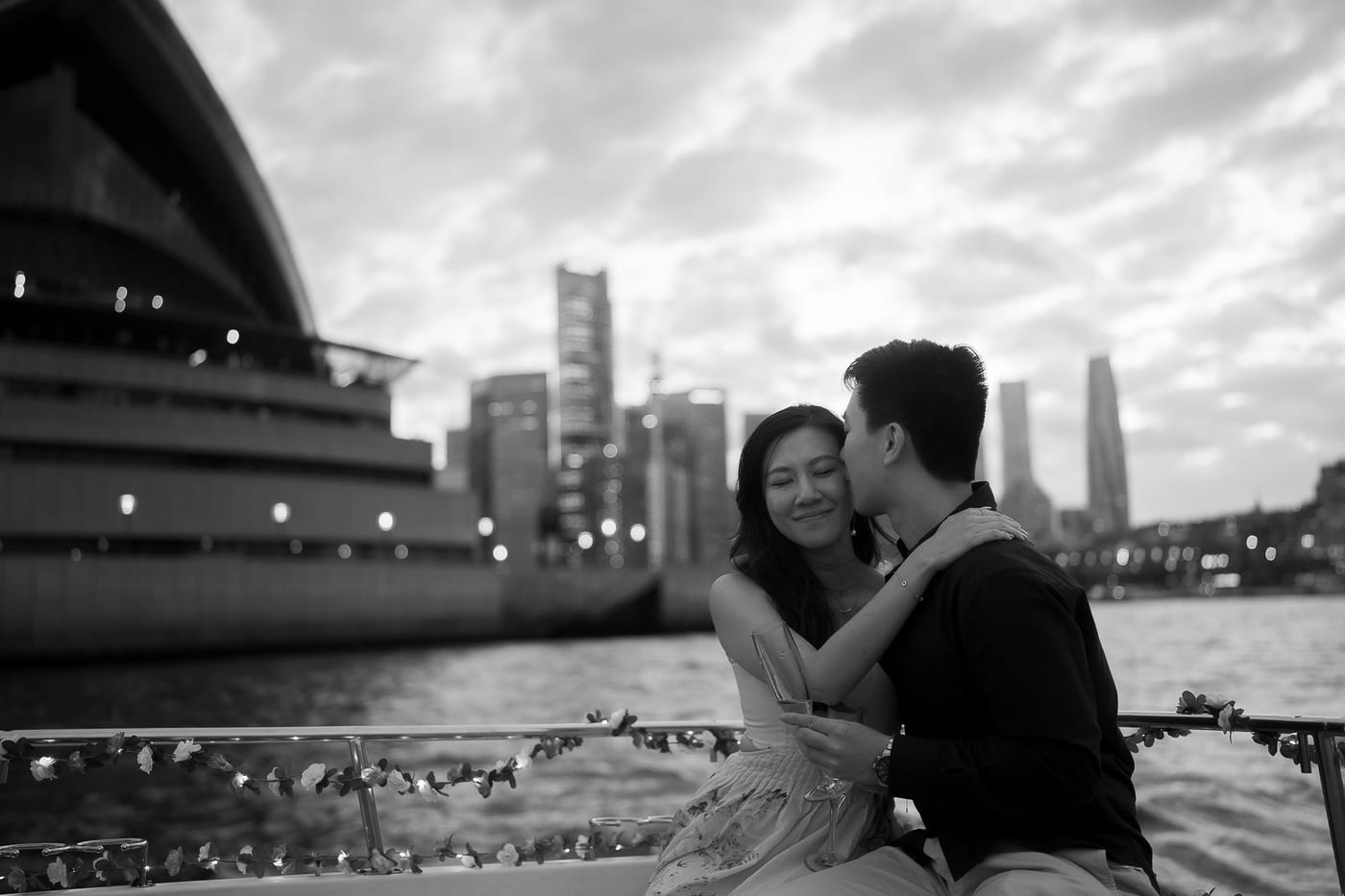 Leung and His Surprise Boat Proposal in Sydney Harbour | Engagement Photography on the Water