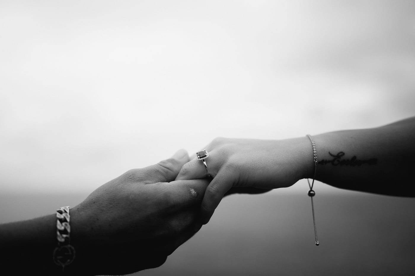 Lachlan and Kirra’s Surprise Proposal at Diamond Bay Cliffs | Sydney Coastal Engagement Photography