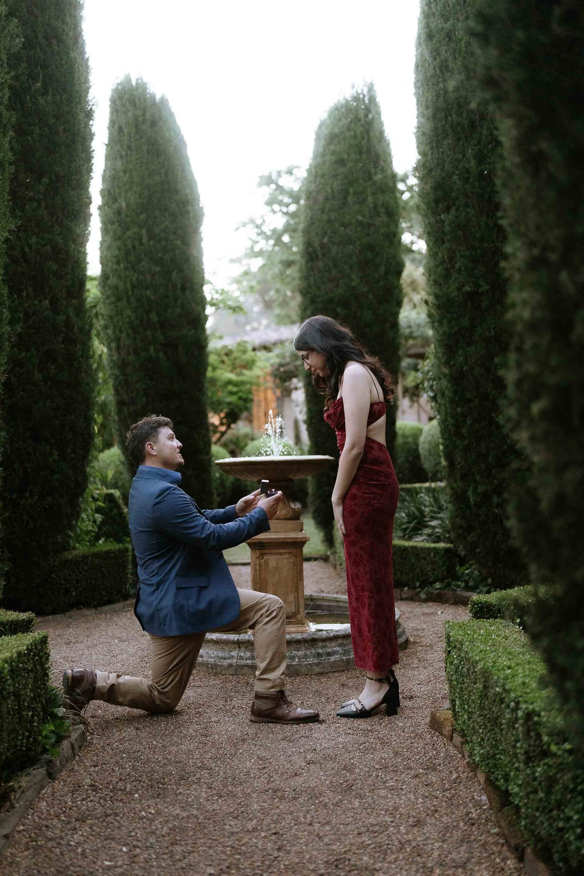 Michaels Surprise Proposal at Guestlands Hunter Valley | Engagement Photography