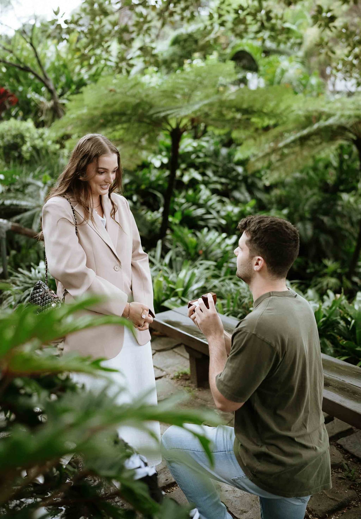 Tom and Naomi’s Proposal at Wendy Whiteley’s Secret Garden | Sydney Engagement Photography