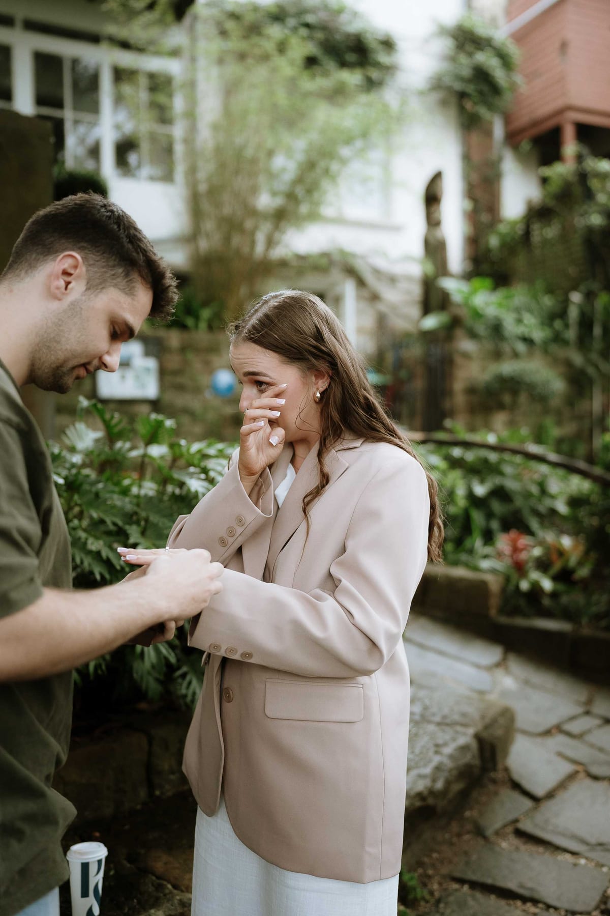 Tom and Naomi’s Proposal at Wendy Whiteley’s Secret Garden | Sydney Engagement Photography