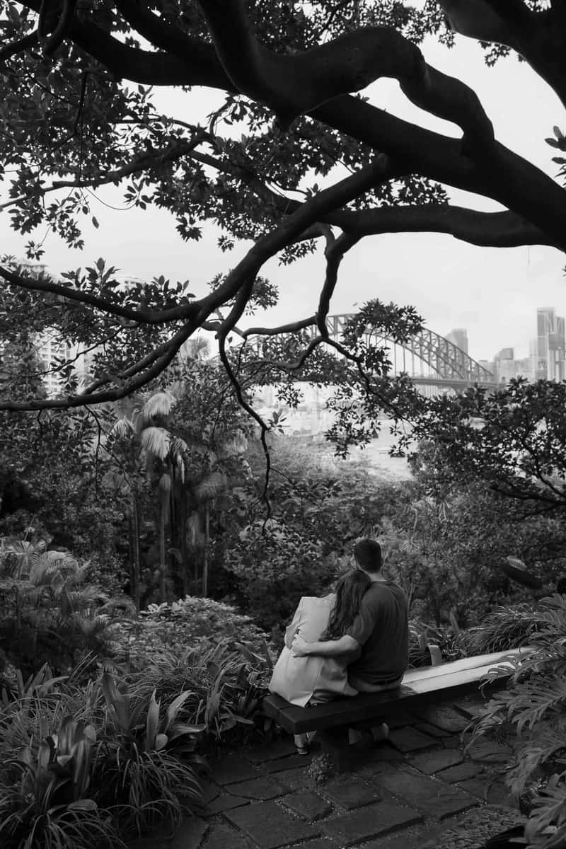 Tom and Naomi’s Proposal at Wendy Whiteley’s Secret Garden | Sydney Engagement Photography