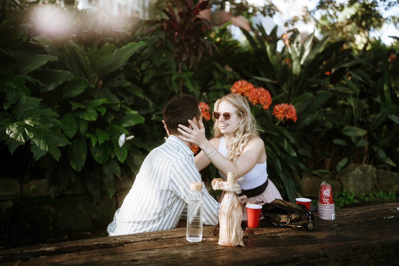 Yash and Jenn’s Surprise Proposal at Wendy Whiteley’s Secret Garden | Sydney Engagement Photography