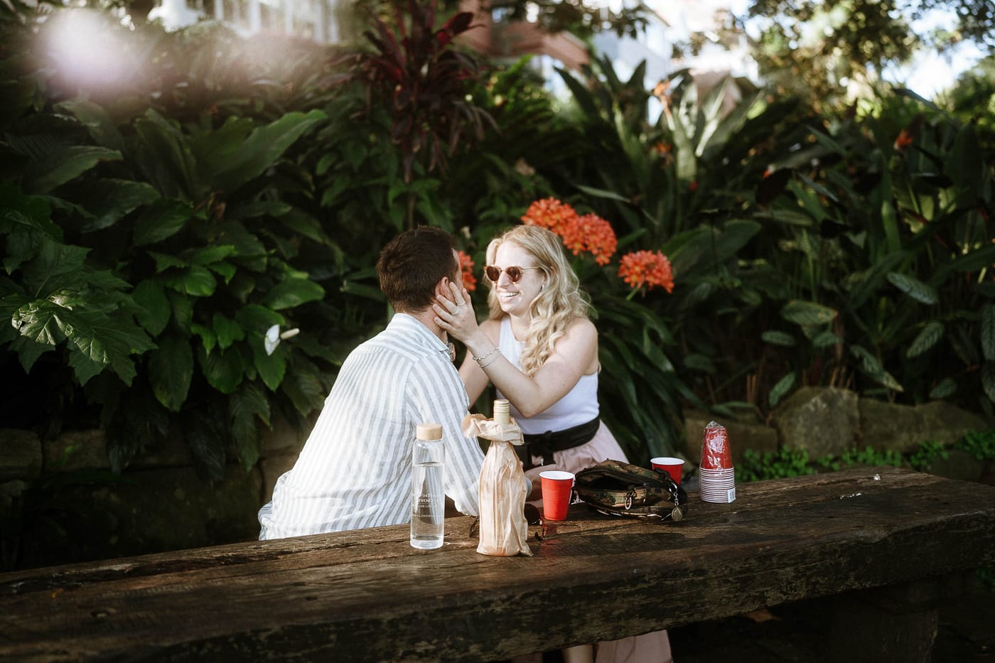 Yash and Jenn’s Surprise Proposal at Wendy Whiteley’s Secret Garden | Sydney Engagement Photography