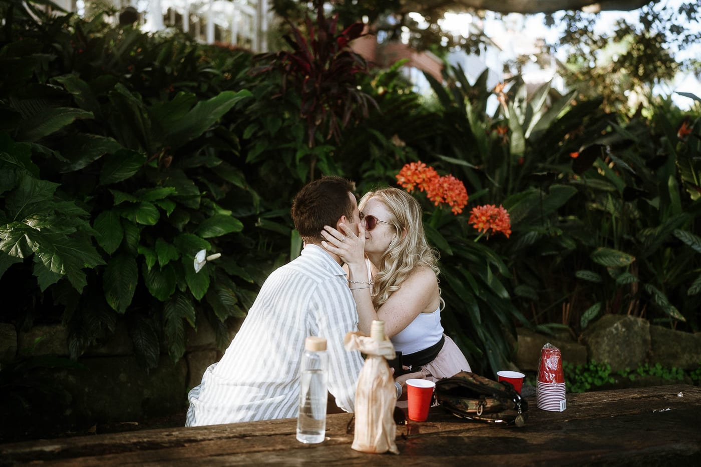 Yash and Jenn’s Surprise Proposal at Wendy Whiteley’s Secret Garden | Sydney Engagement Photography