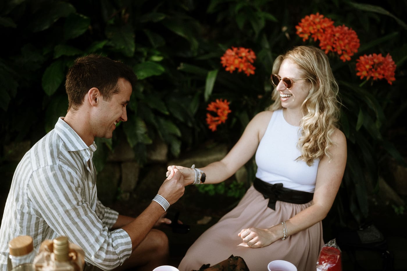 Yash and Jenn’s Surprise Proposal at Wendy Whiteley’s Secret Garden | Sydney Engagement Photography