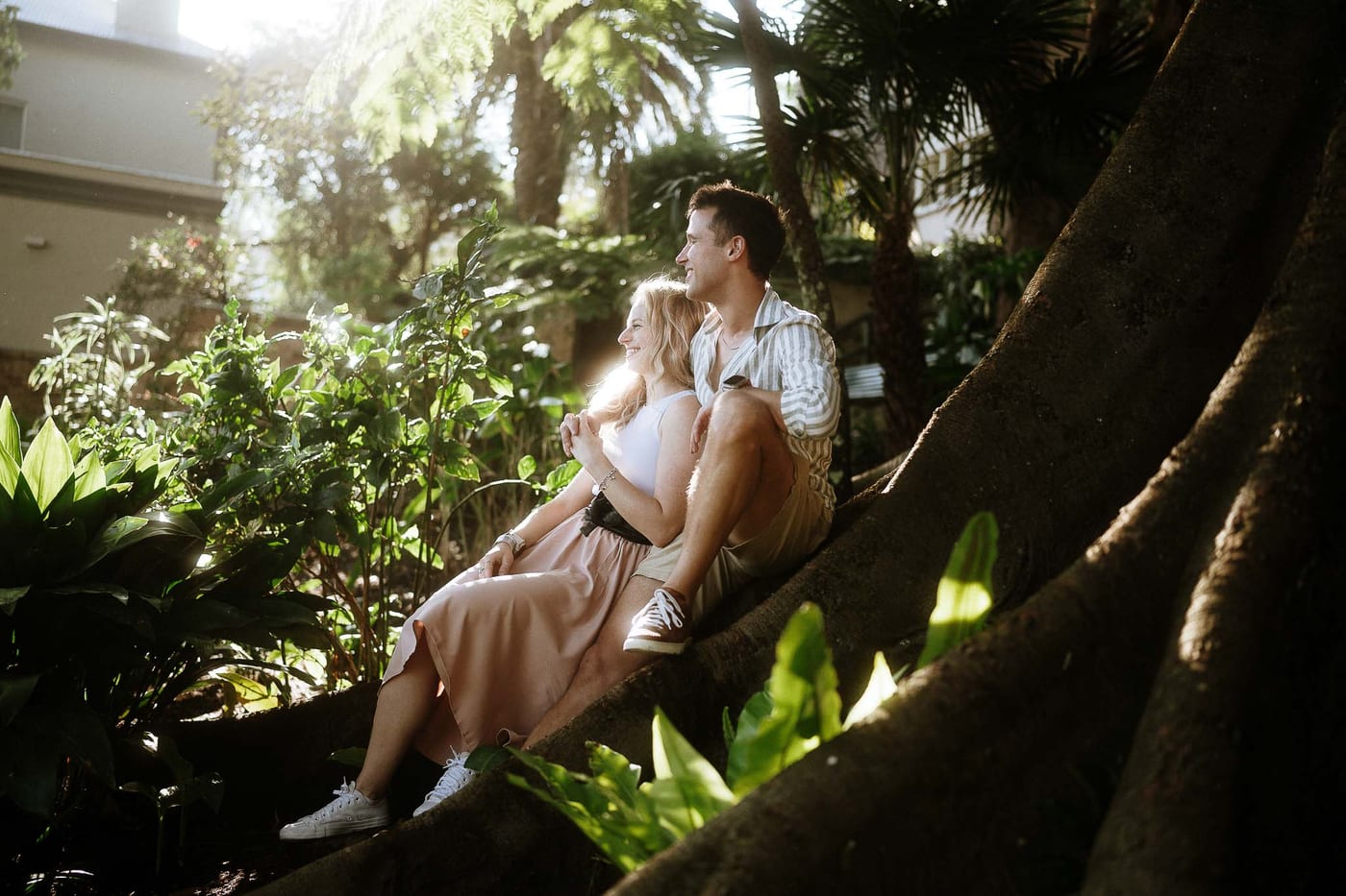 Yash and Jenn’s Surprise Proposal at Wendy Whiteley’s Secret Garden | Sydney Engagement Photography