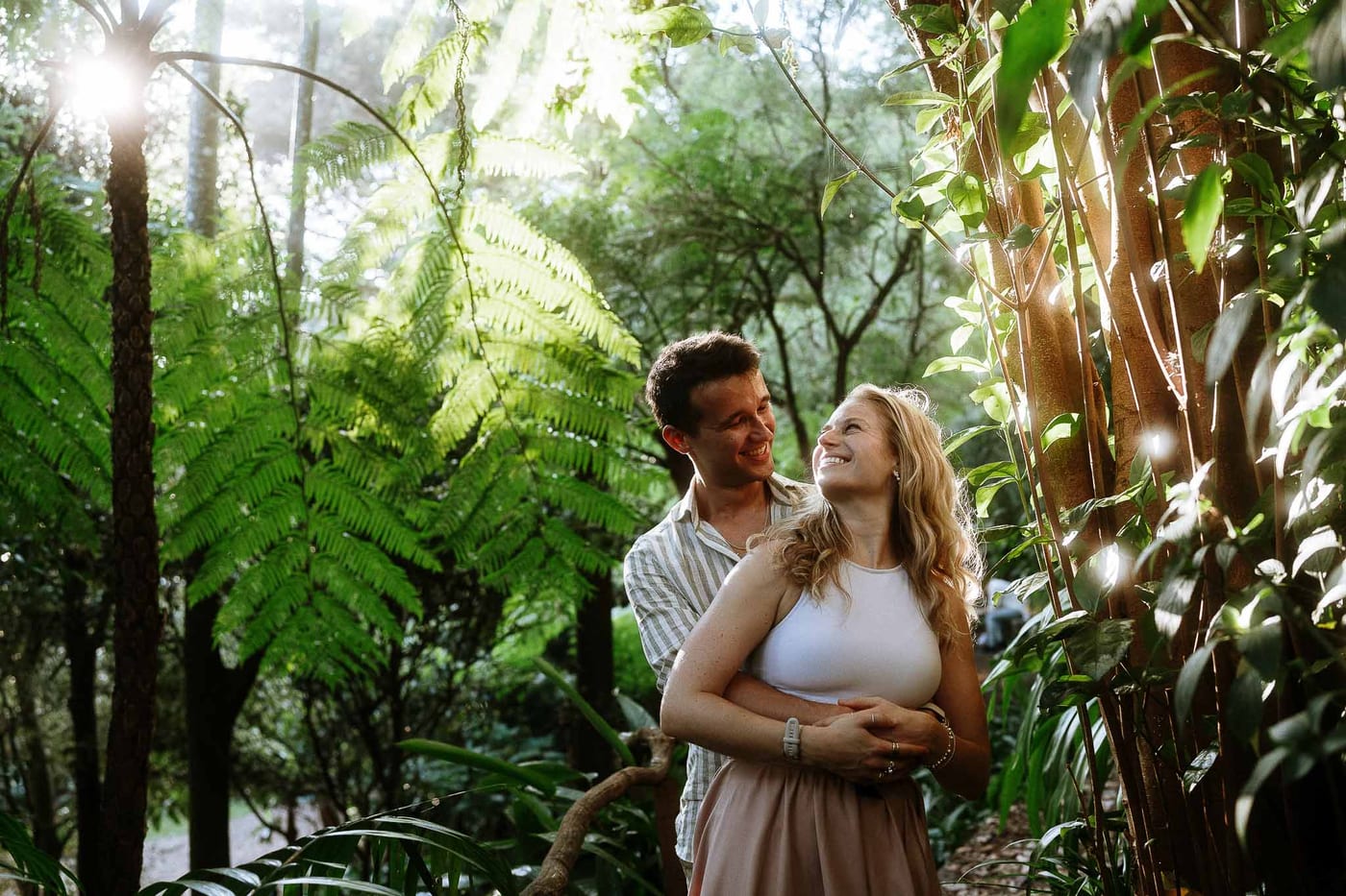Yash and Jenn’s Surprise Proposal at Wendy Whiteley’s Secret Garden | Sydney Engagement Photography
