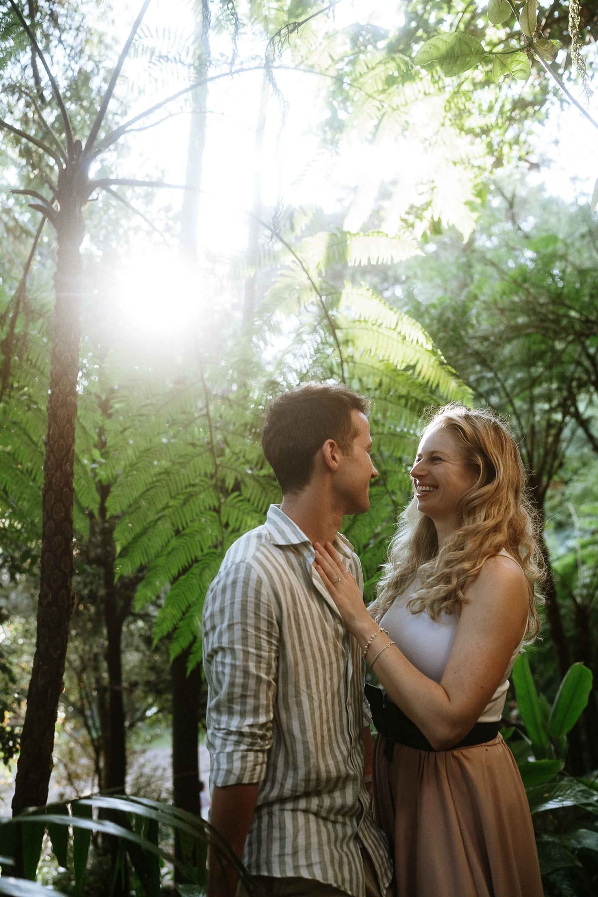 Yash and Jenn’s Surprise Proposal at Wendy Whiteley’s Secret Garden | Sydney Engagement Photography