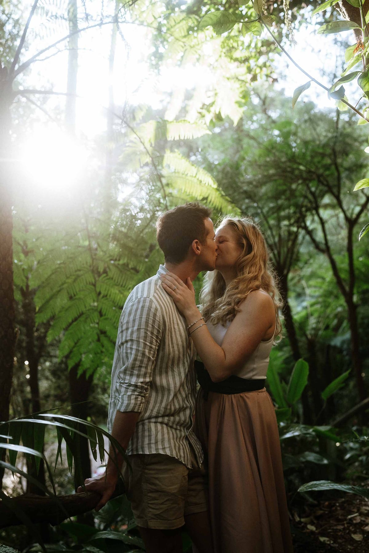 Yash and Jenn’s Surprise Proposal at Wendy Whiteley’s Secret Garden | Sydney Engagement Photography