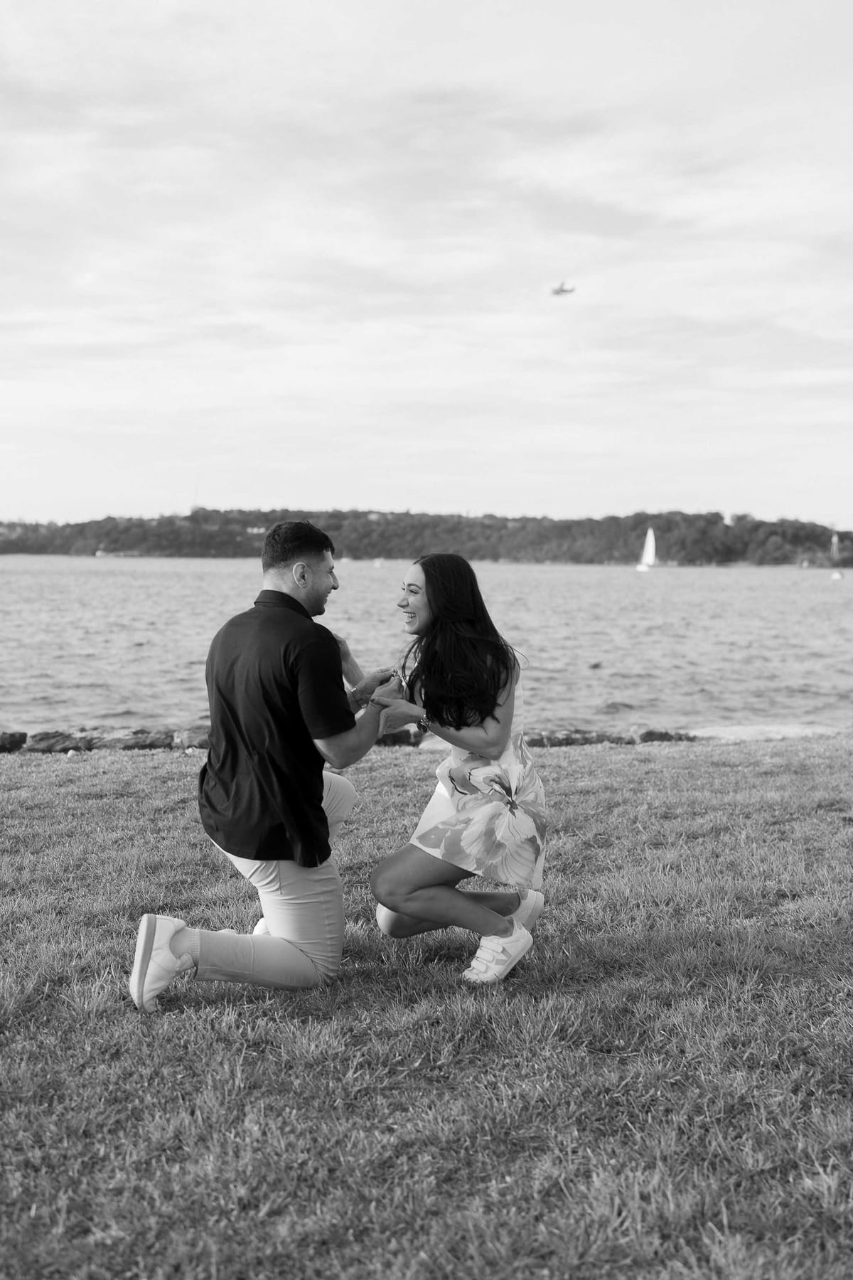 Youhan and Sydney’s Private Proposal at Clark Island | Sydney Harbour Engagement Photography