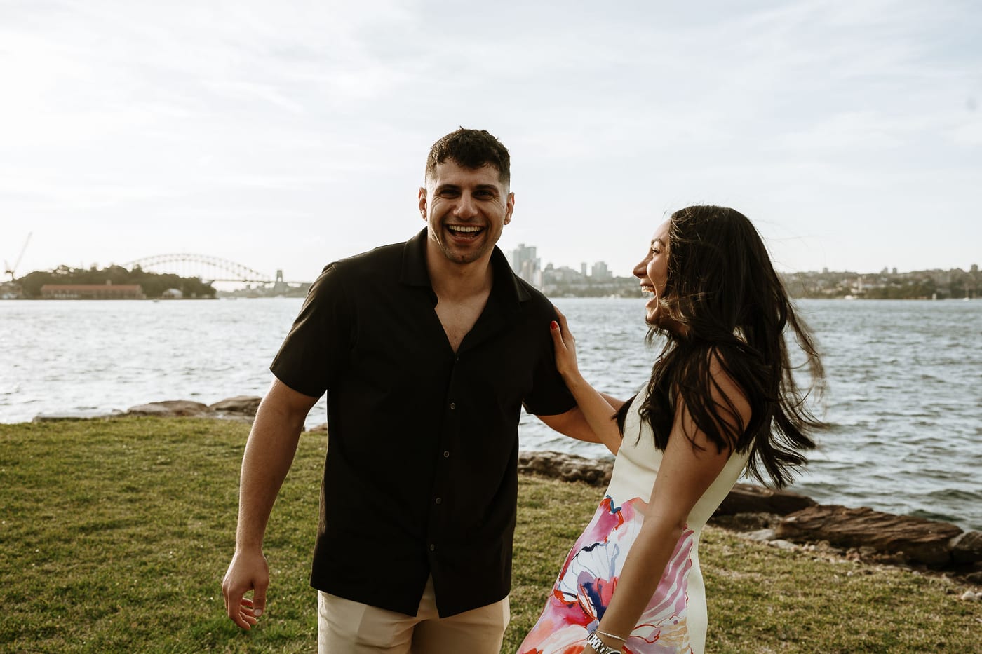 Youhan and Sydney’s Private Proposal at Clark Island | Sydney Harbour Engagement Photography