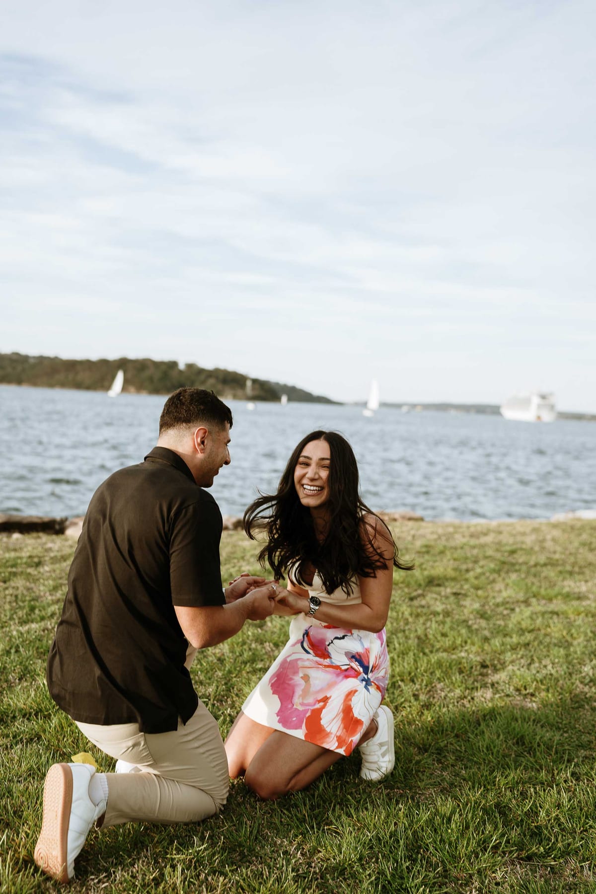 Youhan and Sydney’s Private Proposal at Clark Island | Sydney Harbour Engagement Photography