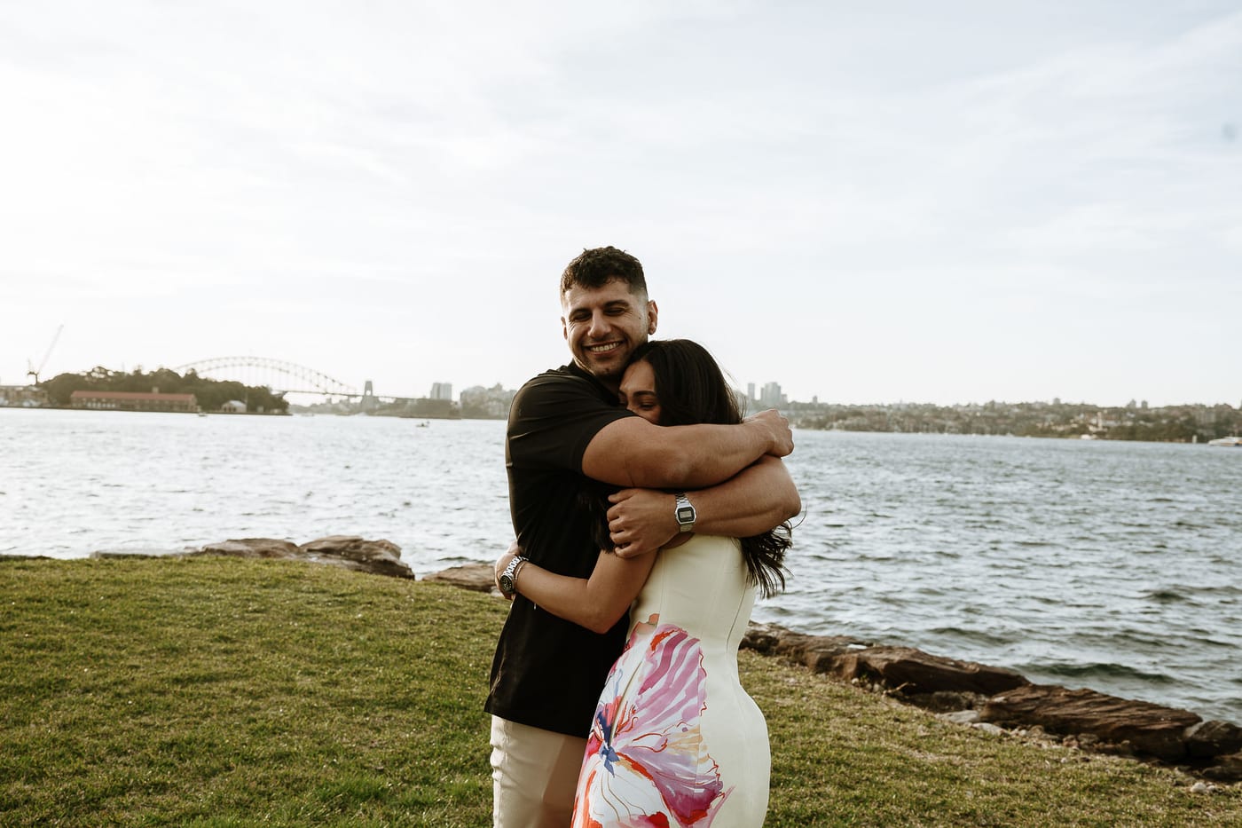 Youhan and Sydney’s Private Proposal at Clark Island | Sydney Harbour Engagement Photography