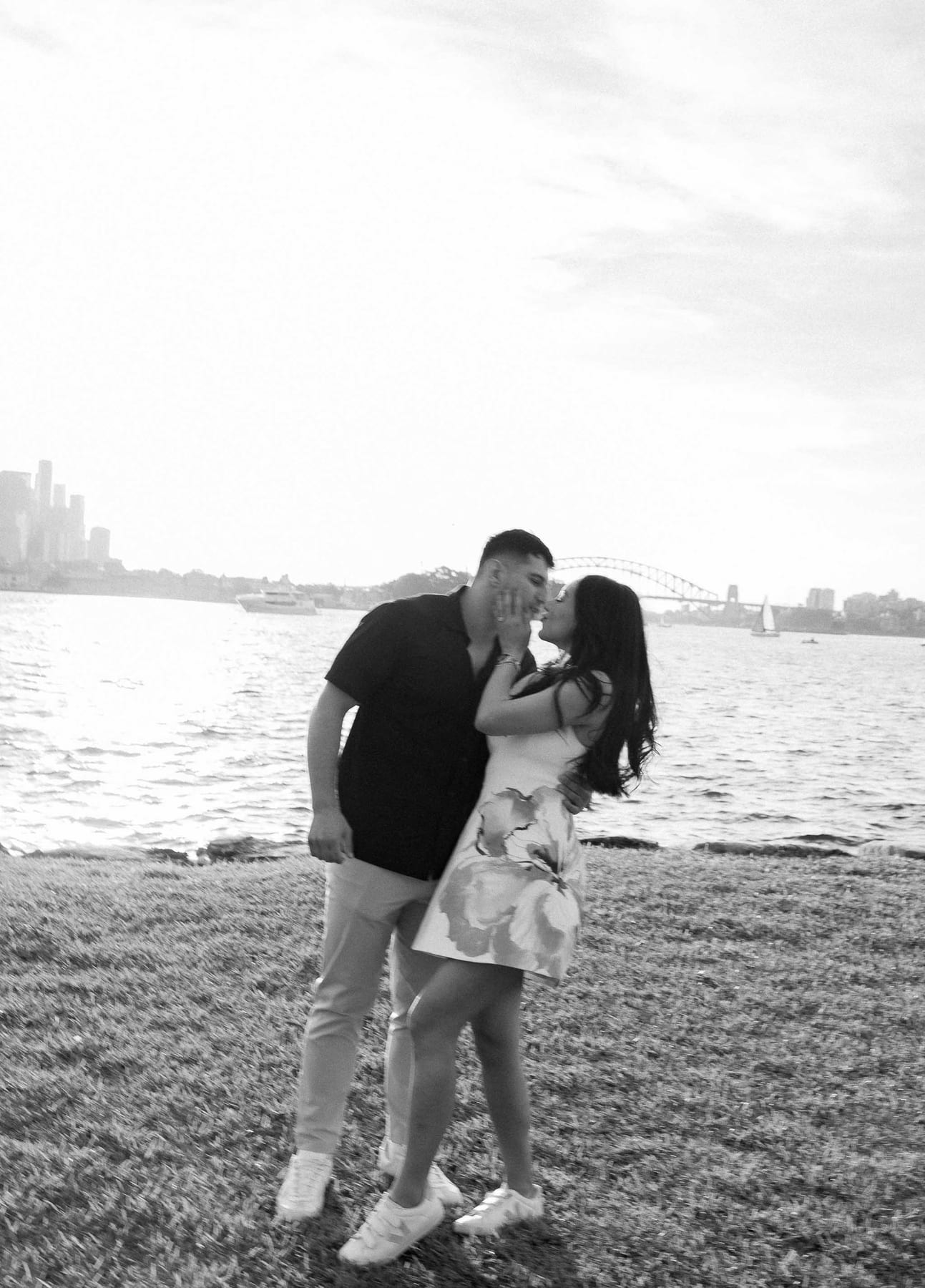 Youhan and Sydney’s Private Proposal at Clark Island | Sydney Harbour Engagement Photography