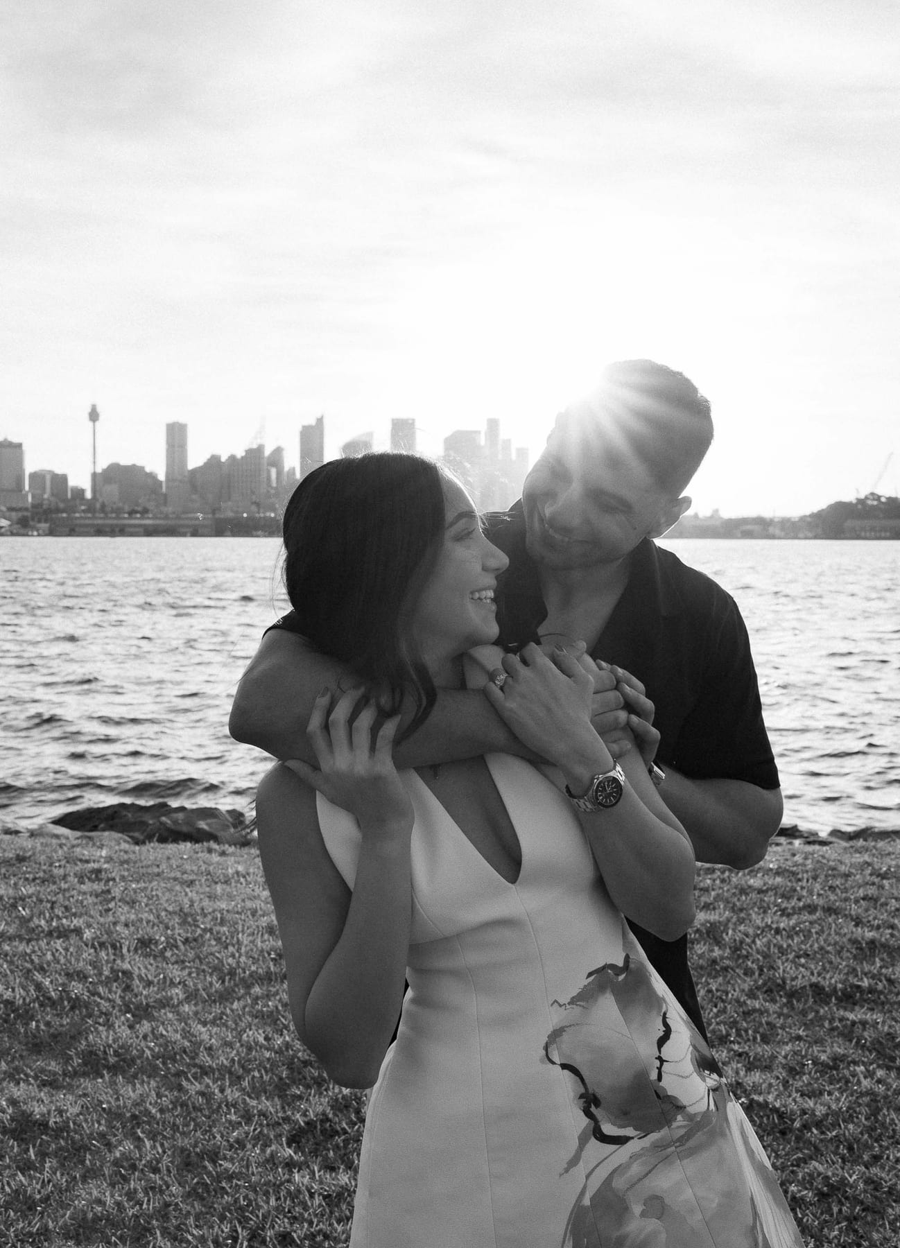 Youhan and Sydney’s Private Proposal at Clark Island | Sydney Harbour Engagement Photography