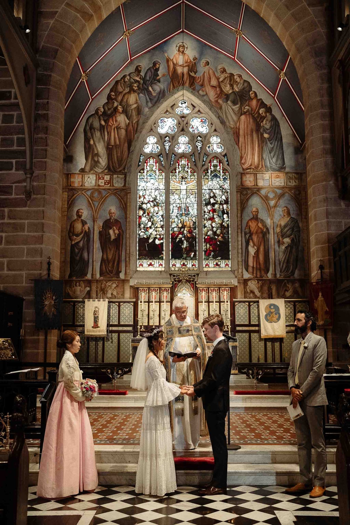 Chris and Kim's Timeless Wedding at Christ Church St Laurence