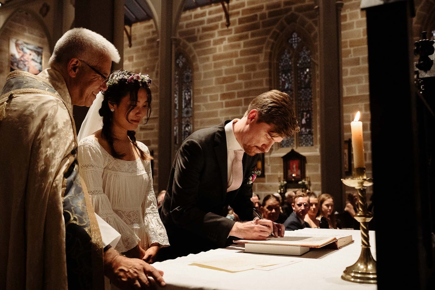 Chris and Kim's Timeless Wedding at Christ Church St Laurence