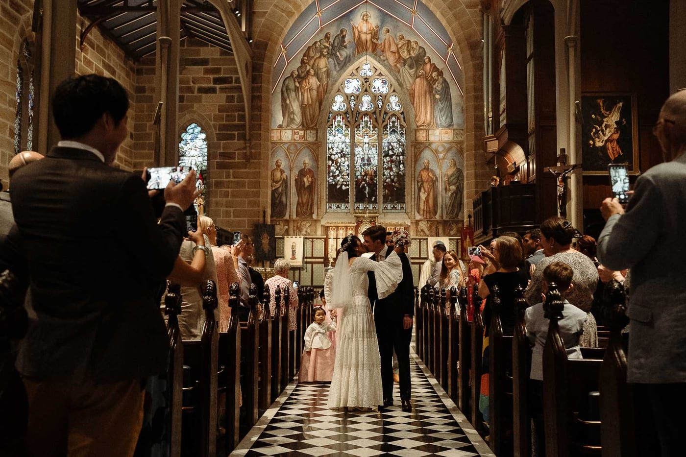 Chris and Kim's Timeless Wedding at Christ Church St Laurence